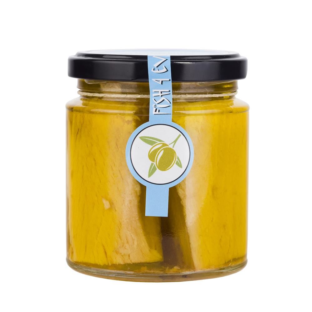 Fish4Ever White Tuna Fillets in Organic Olive Oil 220g