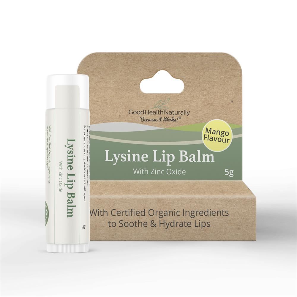 Good Health Naturally Lysine Lip Balm - Award Winning Product 5g