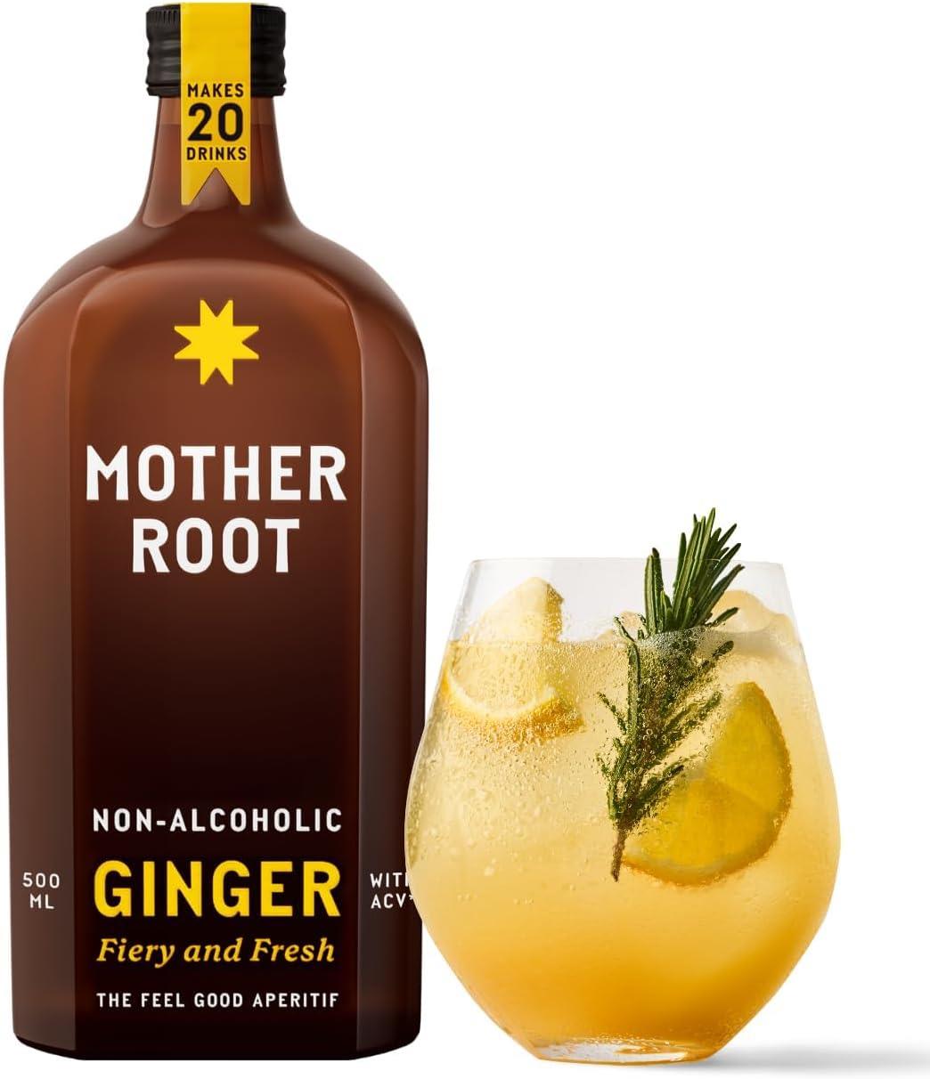 Mother Root Ginger Alcohol Free Fiery Fresh Award Winning Aperitif 500ml