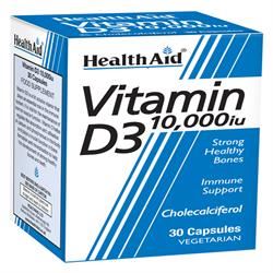 HealthAid Vitamin D3 10000iu 30 Vegicaps
