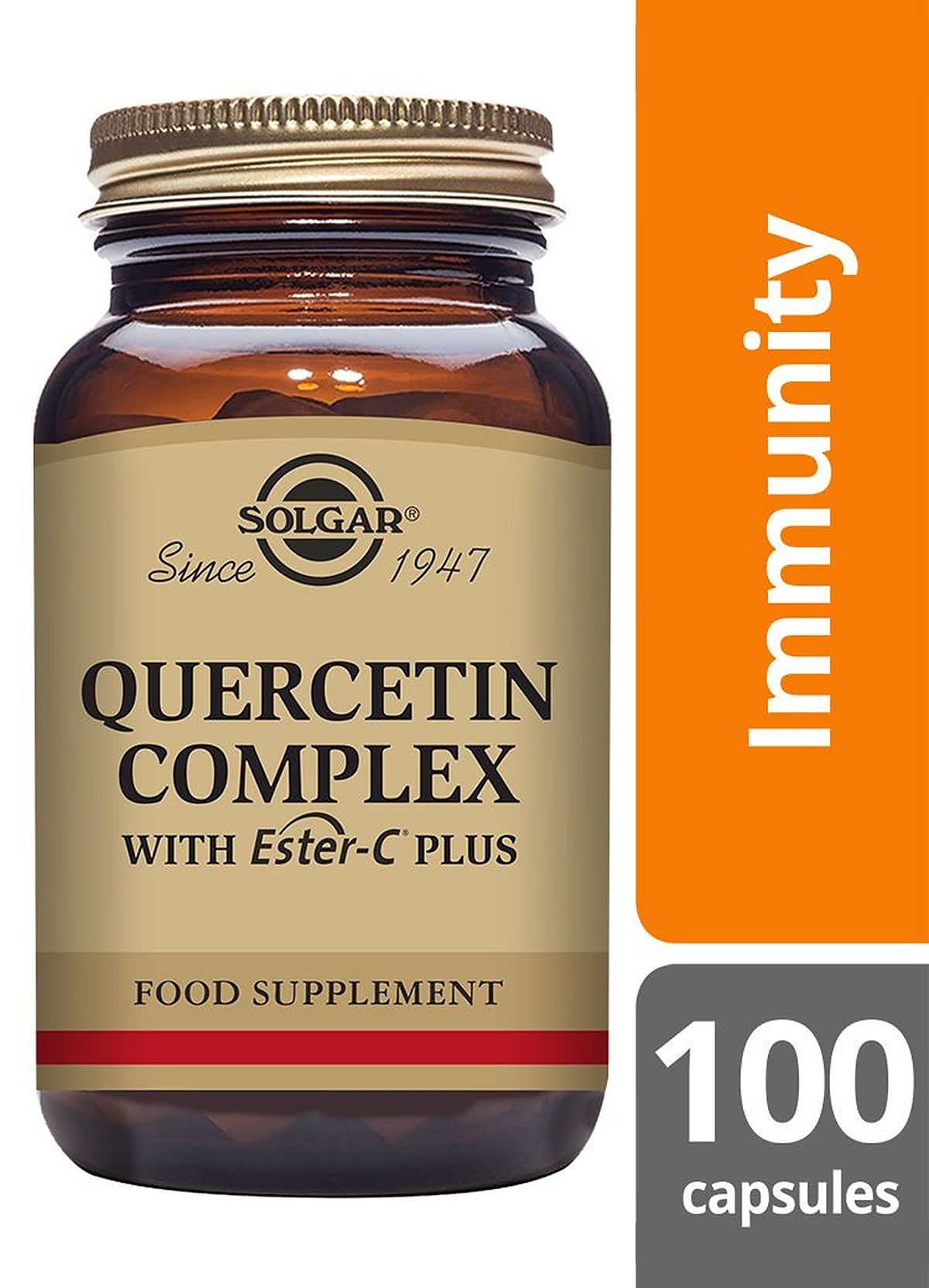 Solgar Quercetin Complex with Ester-C Plus - 100 Vegicaps - image 2