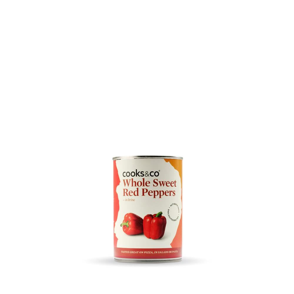 Cooks and Co Sweet Red Peppers 390g
