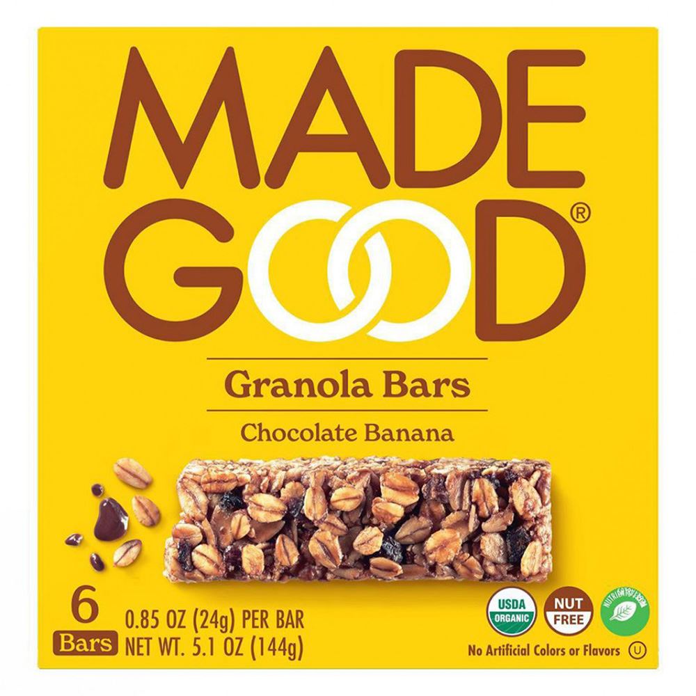 MadeGood Granola Bar Chocolate Banana 6 x 24g