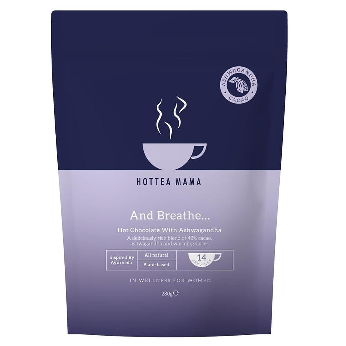 HotTea Mama And Breathe Ashwagandha Hot Chocolate 280g