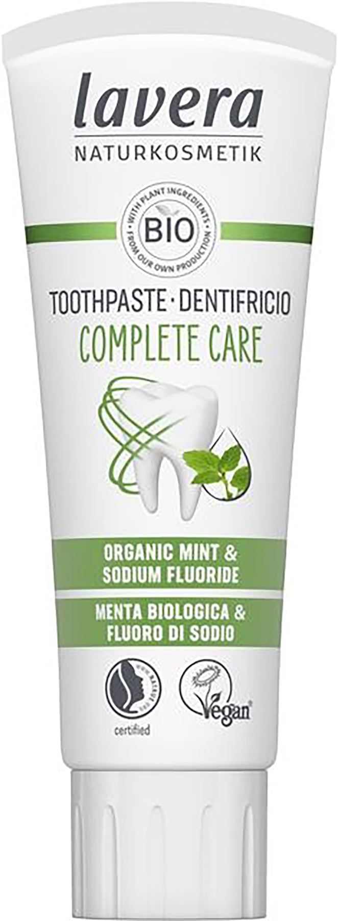 Lavera Complete Care Toothpaste Mint (with fluoride) 75ml
