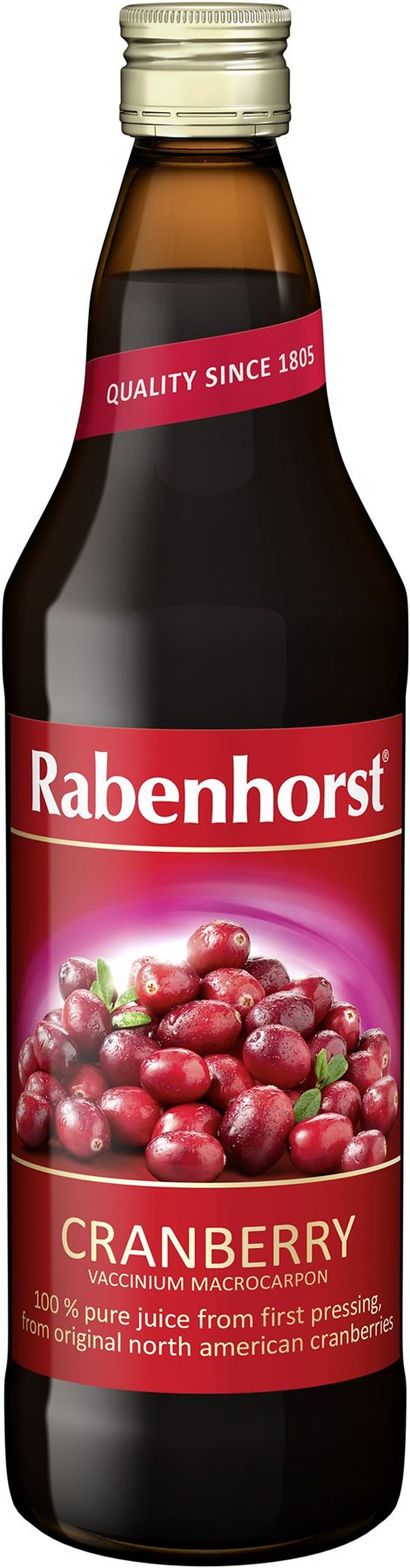 Rabenhorst Cranberry Juice 750ml