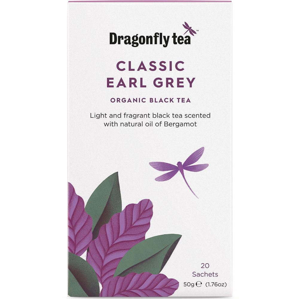 Dragonfly Tea Organic Classic Earl Grey tea 20 Tea bags