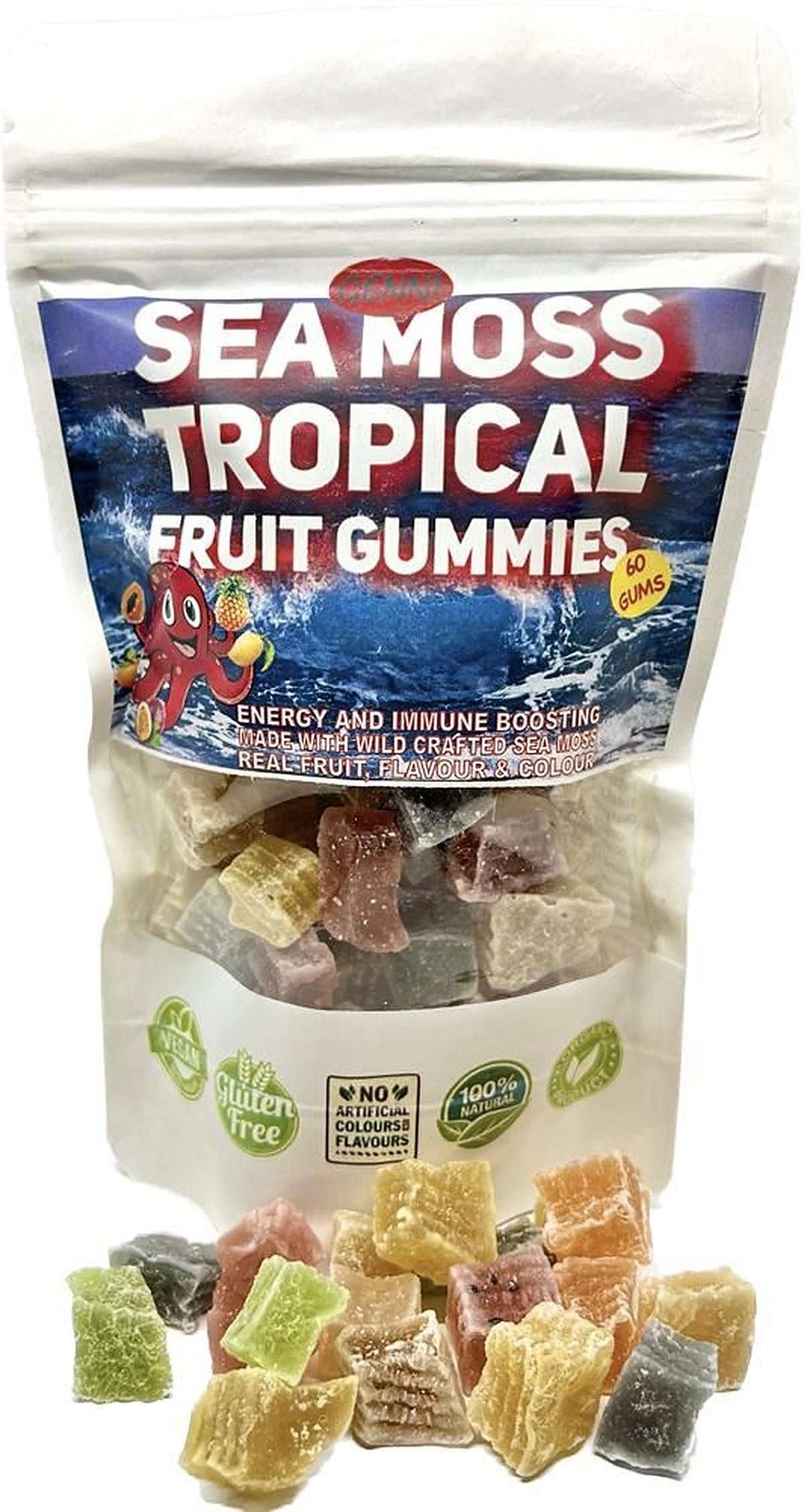 Genni Sea Moss Gummies Tropical Fruit 150g