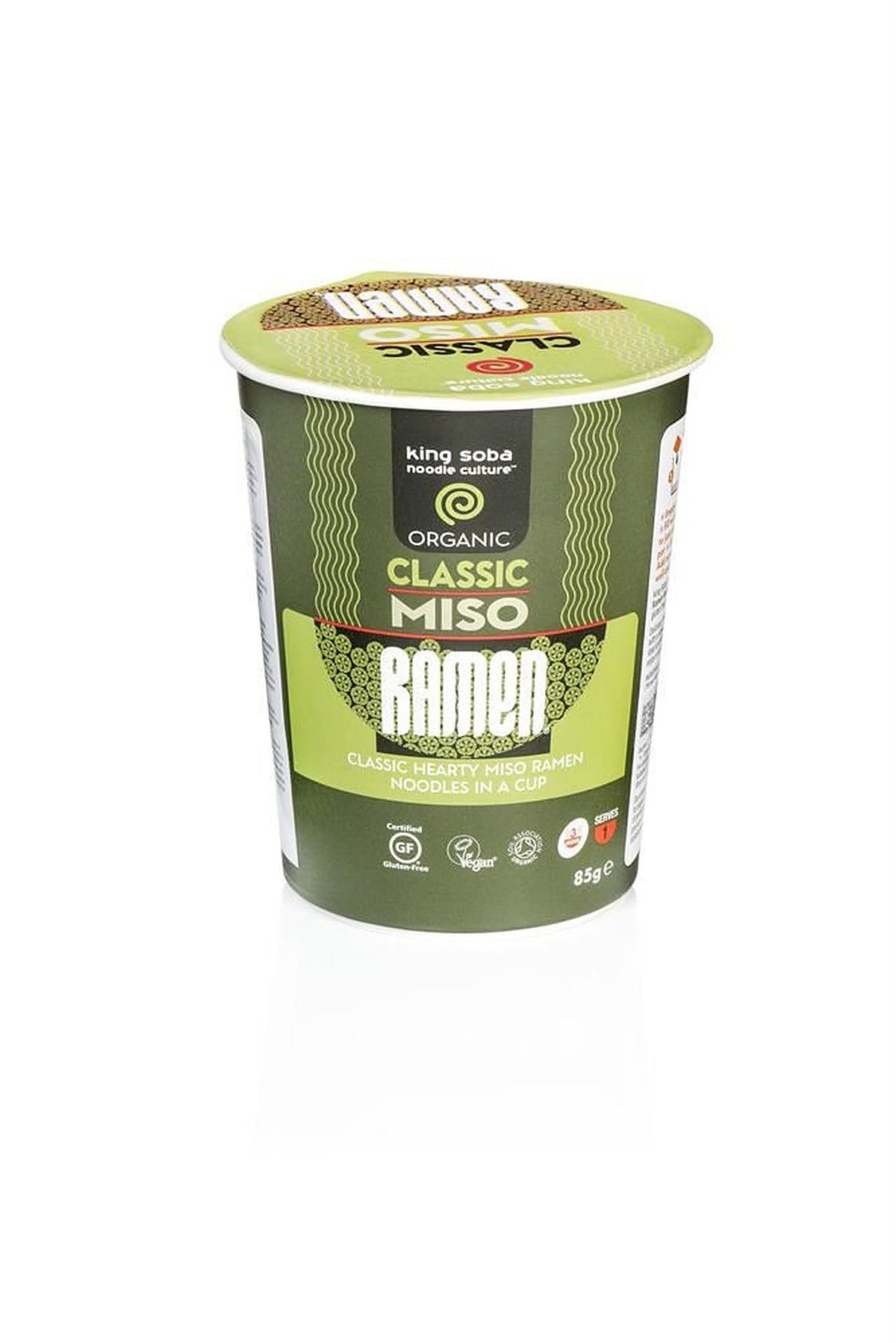 King Soba Organic Classic Miso Ramen 85g