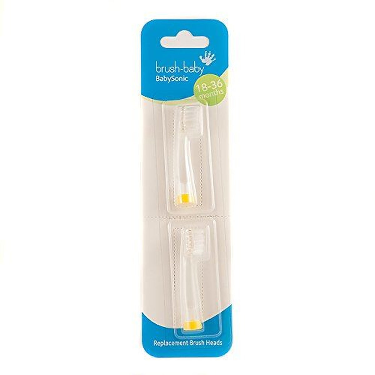 Brush-Baby BabySonic replacement head twinpack - Baby 18-36 months - image 2