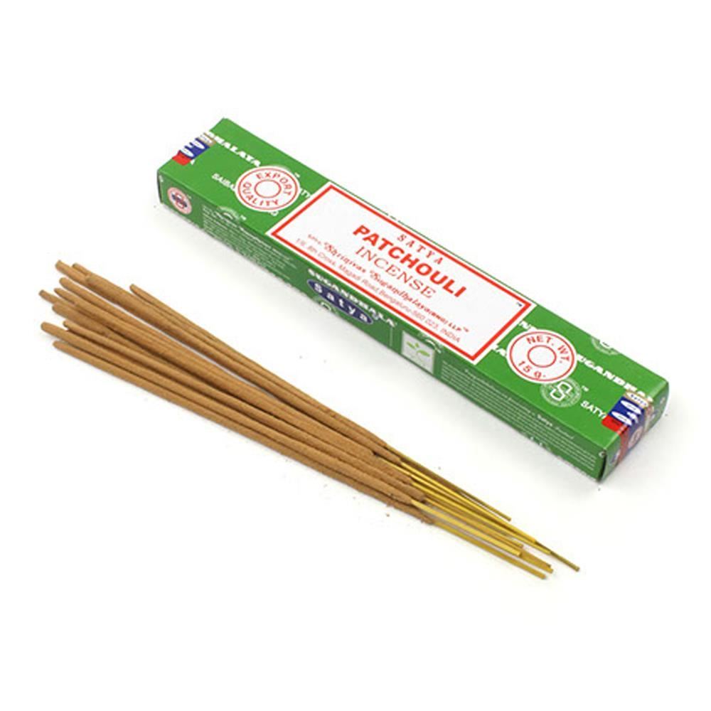 Satya Patchouli Incense sticks 15g - 6 Pack