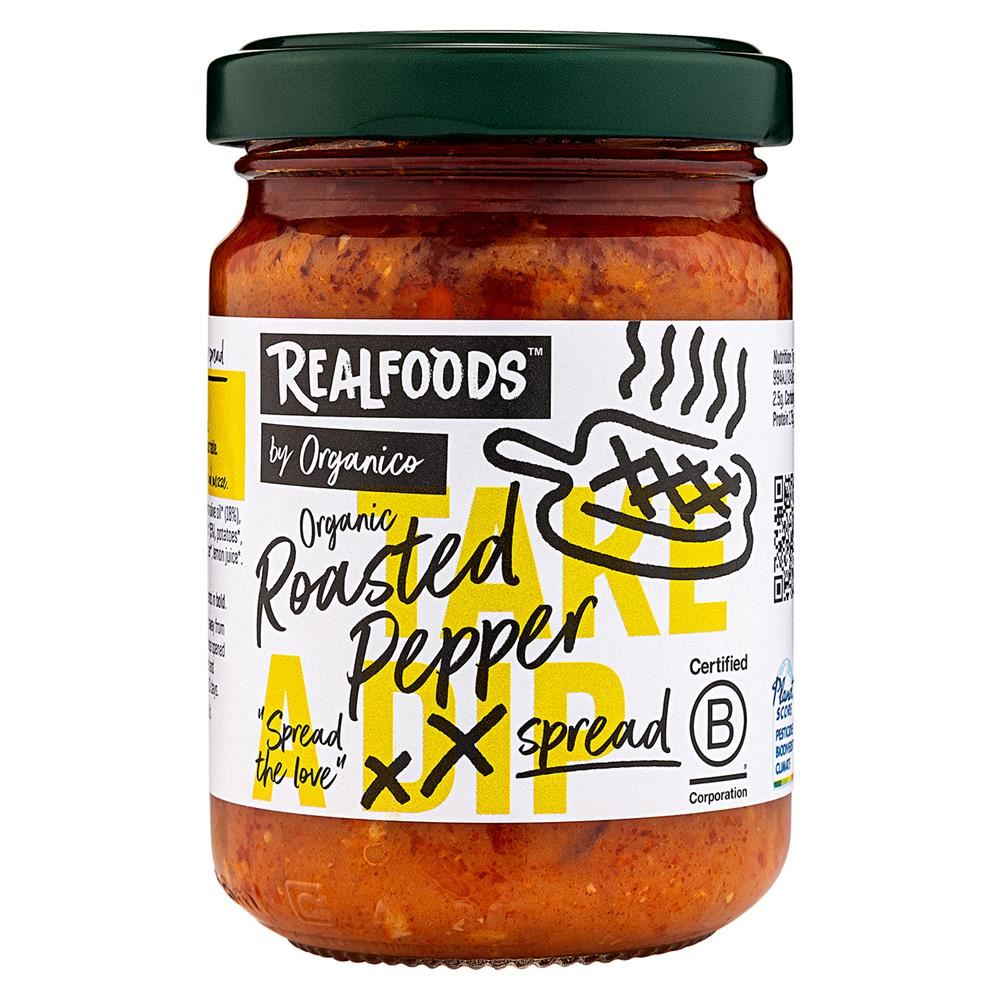 Organico Organic Roasted Red Pepper Spread 140g
