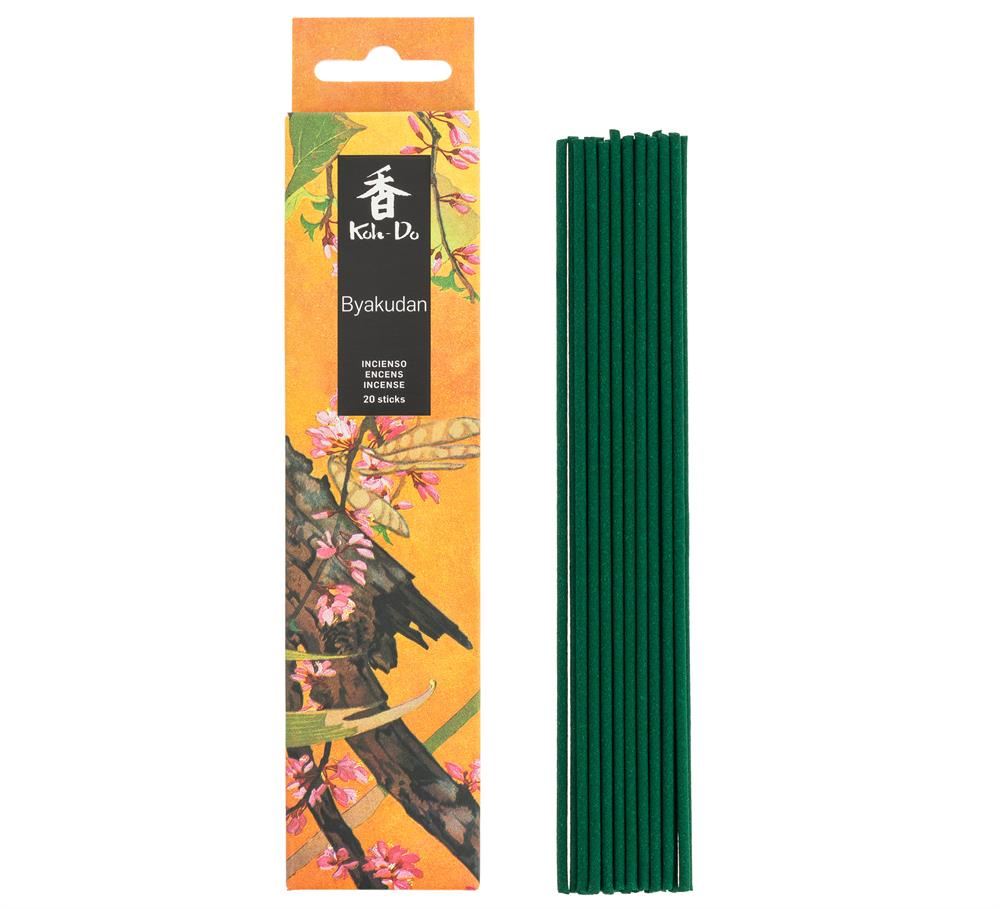 Tierra Zen Koh Do Incense - Byakudan 20 Sticks - 12 Pack