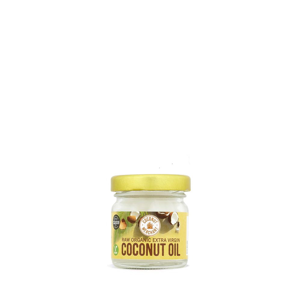 Coconut Merchant Raw Organic Extra Virgin Coconut Oil 35ml - 4 Pack