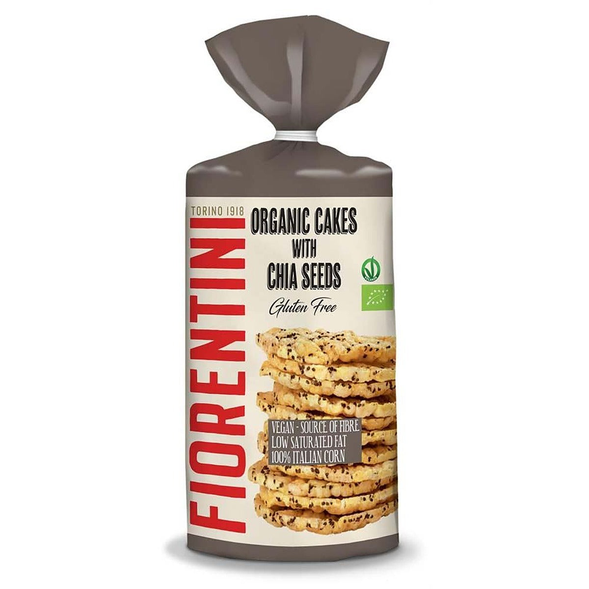 Fiorentini Organic Corn + Chia Cake 120g