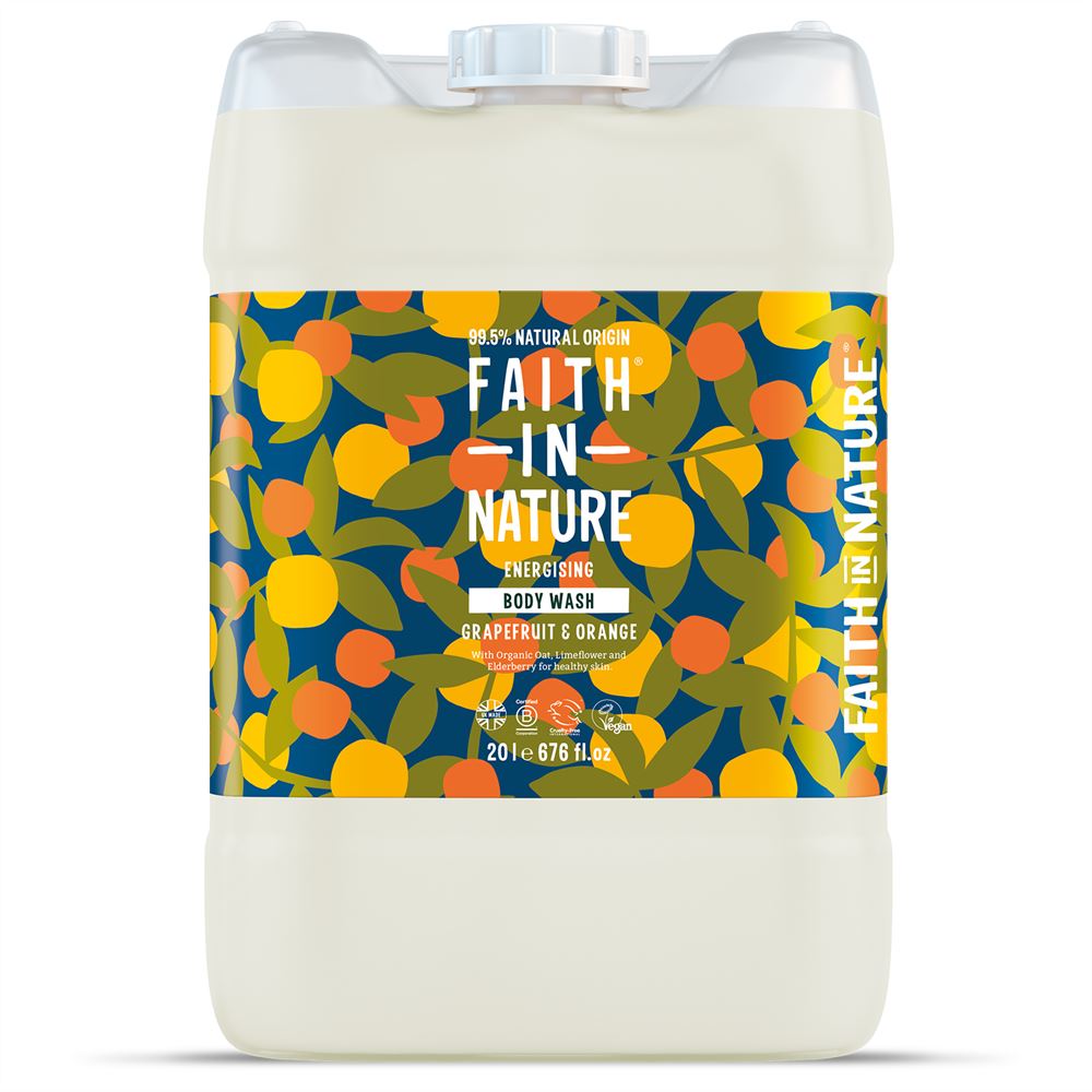 Faith in Nature Grapefruit & Orange Body Wash 20 Litre