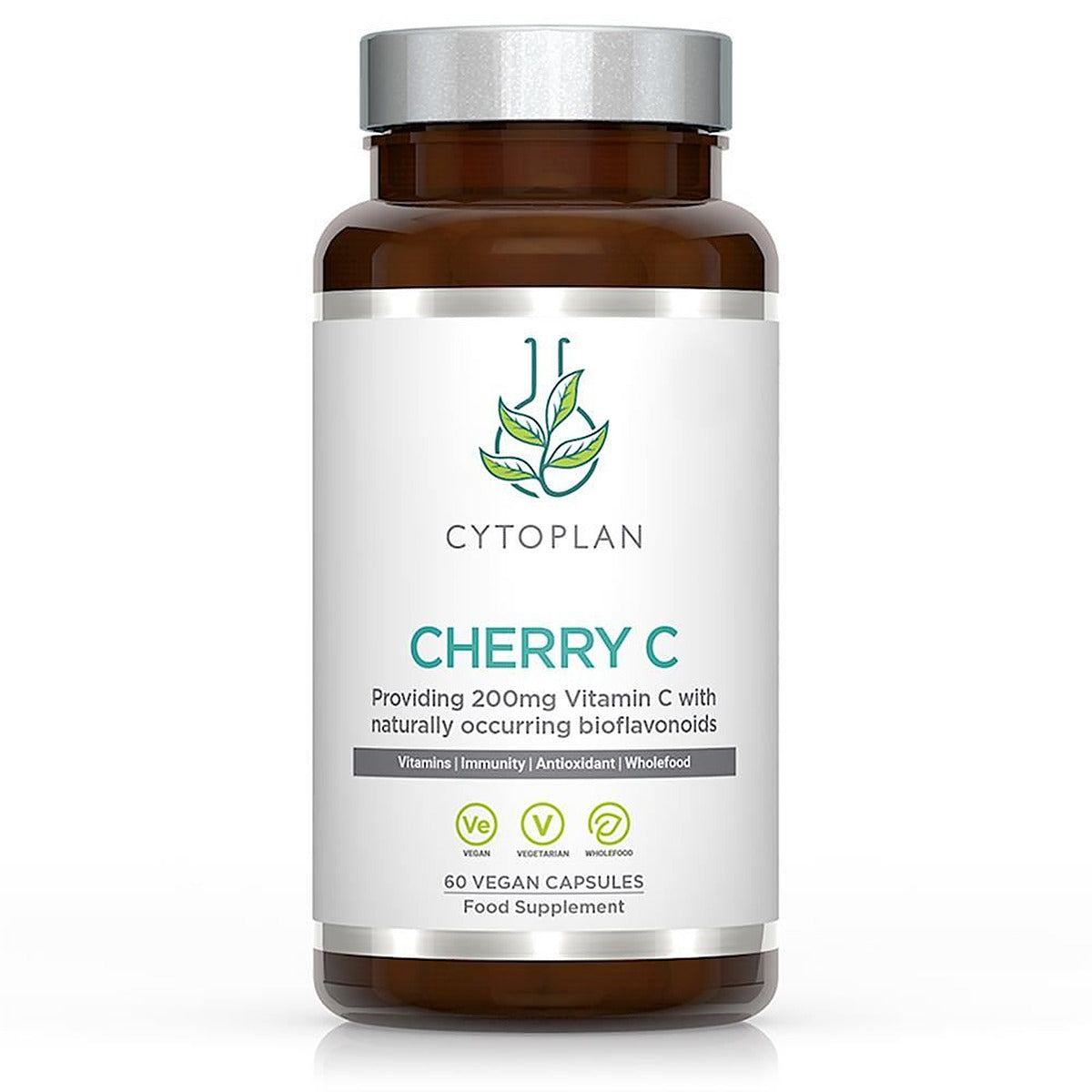 Cytoplan Cherry C Wholefood Vit C 200mg 60 capsules