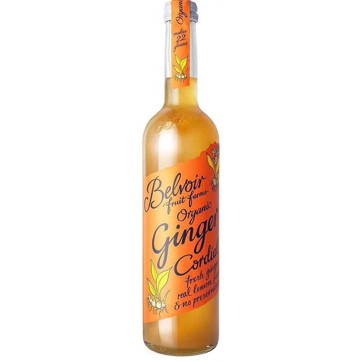 Belvoir Organic Ginger Cordial 500ml