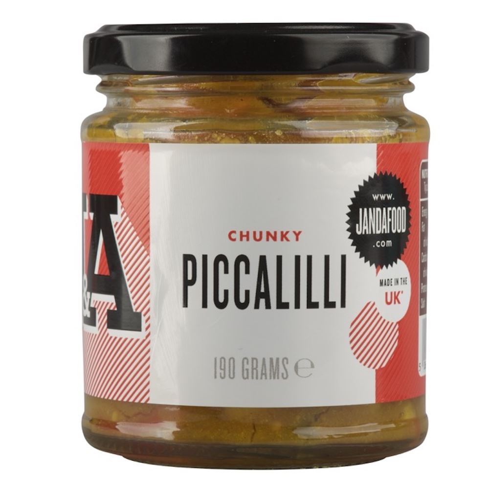 Janda Food J&A Chunky Piccalilli - no onion or garlic 190g