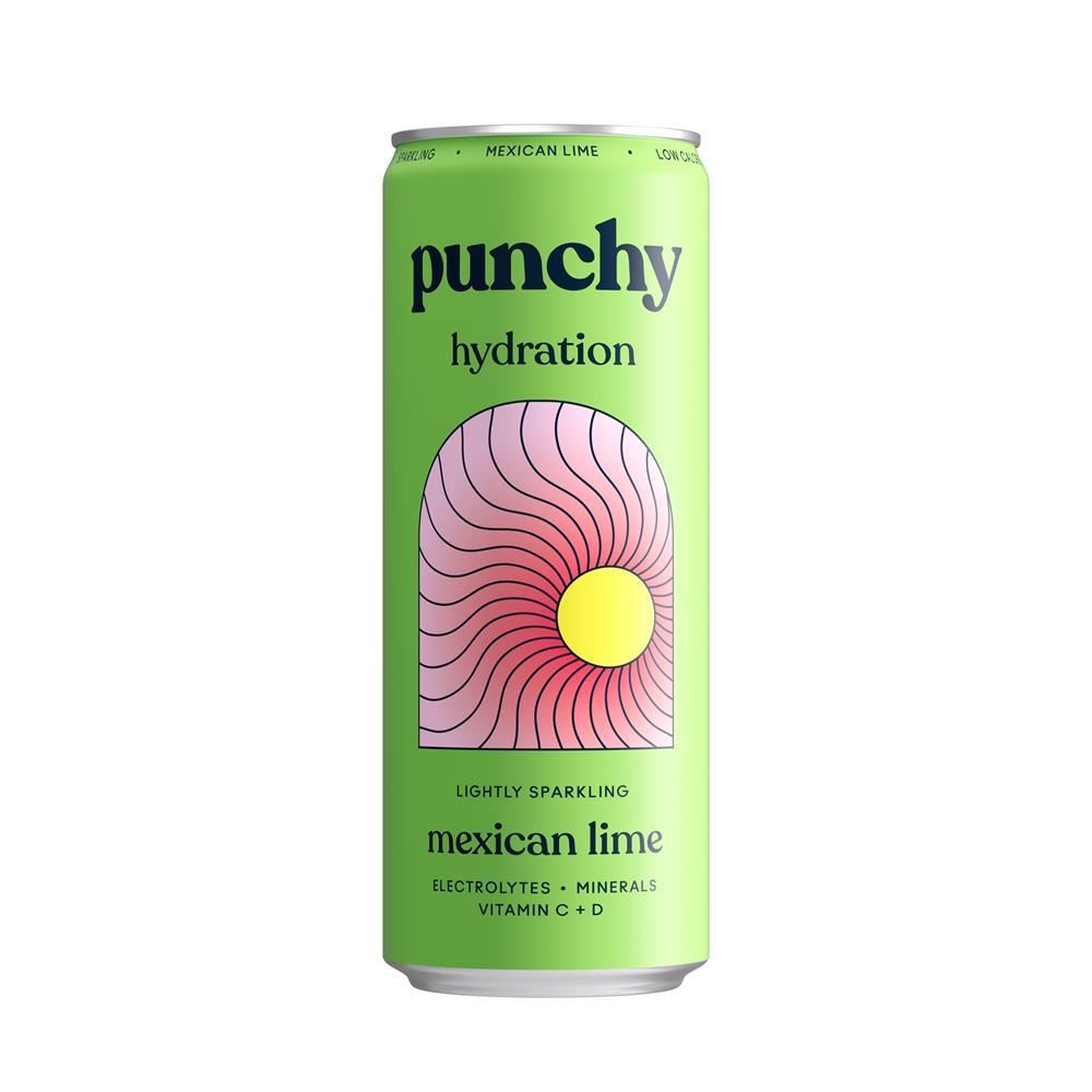 Punchy Drinks Mexican Lime Hydration Drink 330ml - 12 Pack