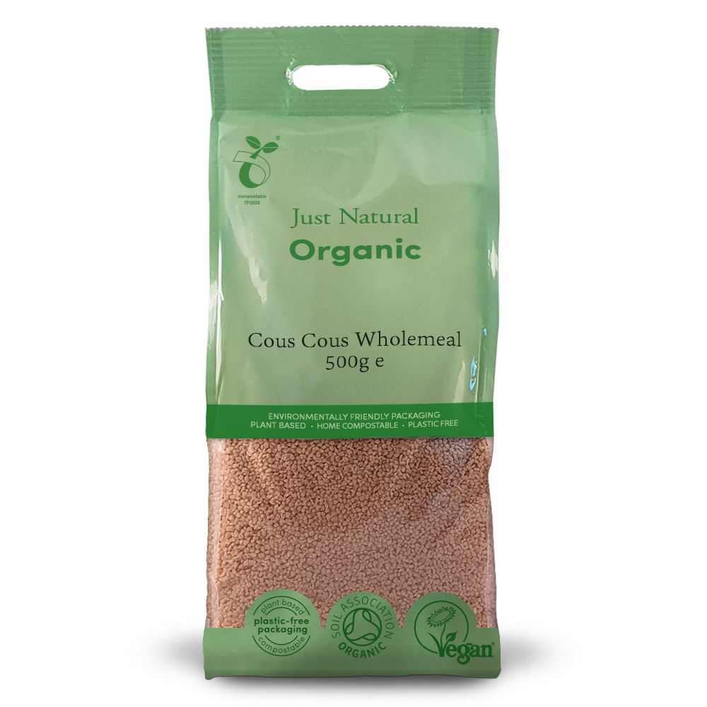 Just Natural Organic Organic Couscous Wholemeal 500g
