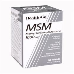 HealthAid MSM 1000mg 90 Tablets