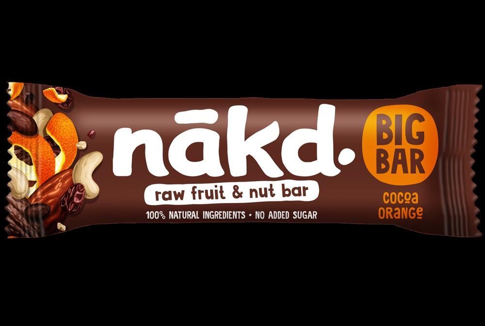 Nakd Cocoa Orange Big Bar 45g - 16 Pack