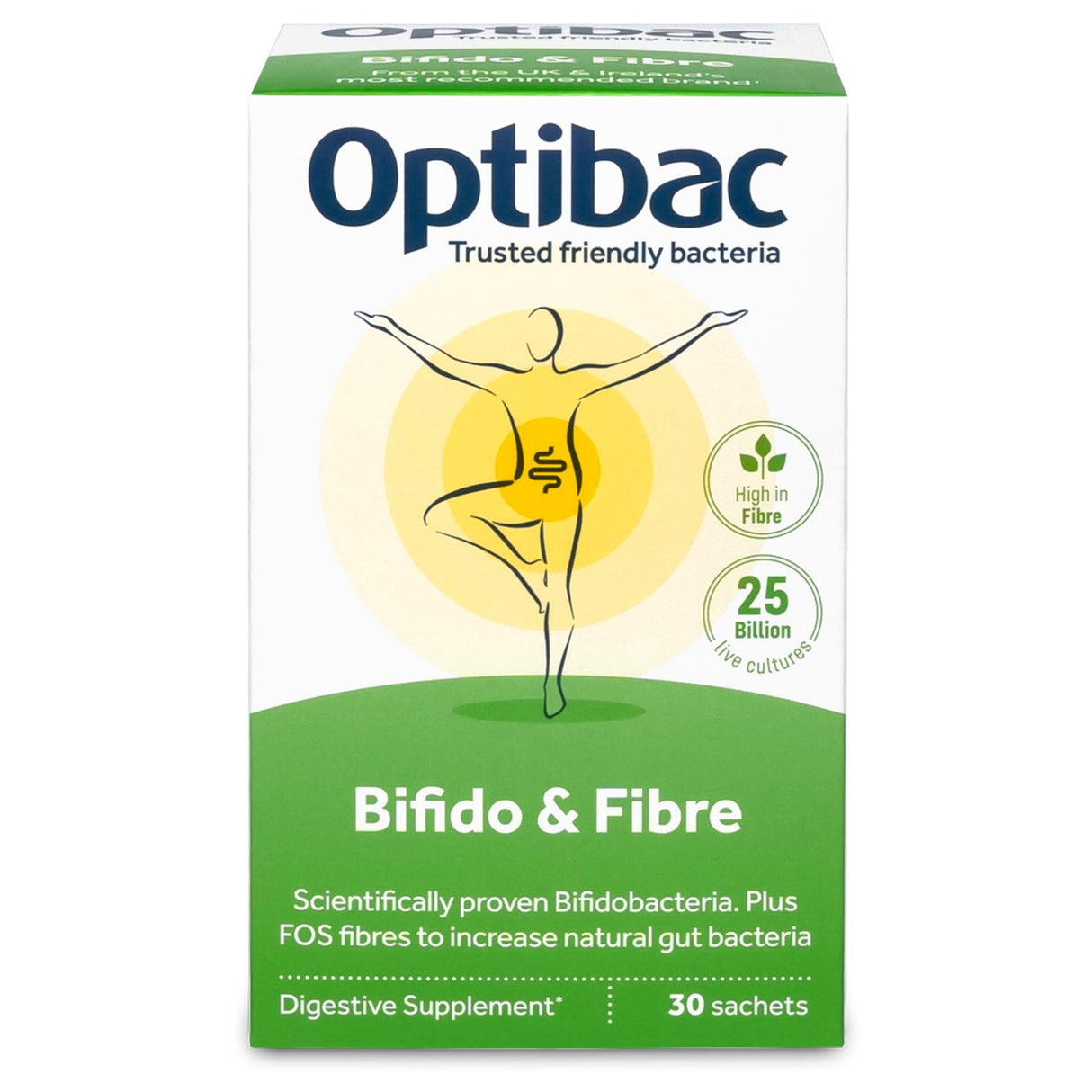 OptiBac Probiotics Bifidobacteria & Fibre 10 - 30 Sachets
