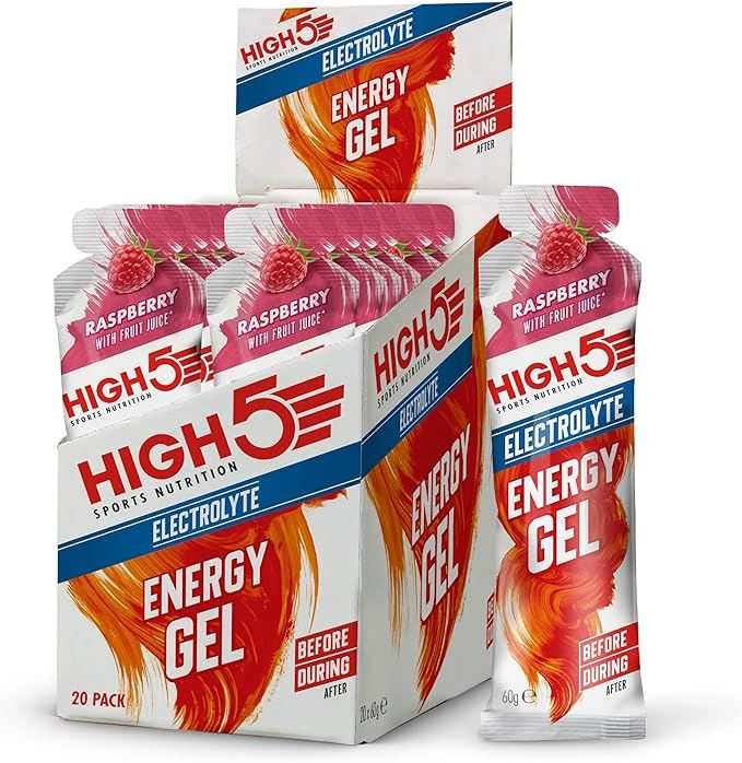 High 5 Energy Gel Electrolyte 60g - All Flavours - Pack of 20