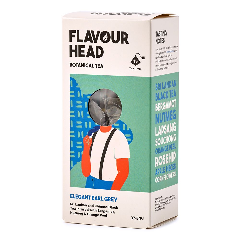 Flavour Head Botanical Tea Elegant Earl Grey Tea 15 tea bags