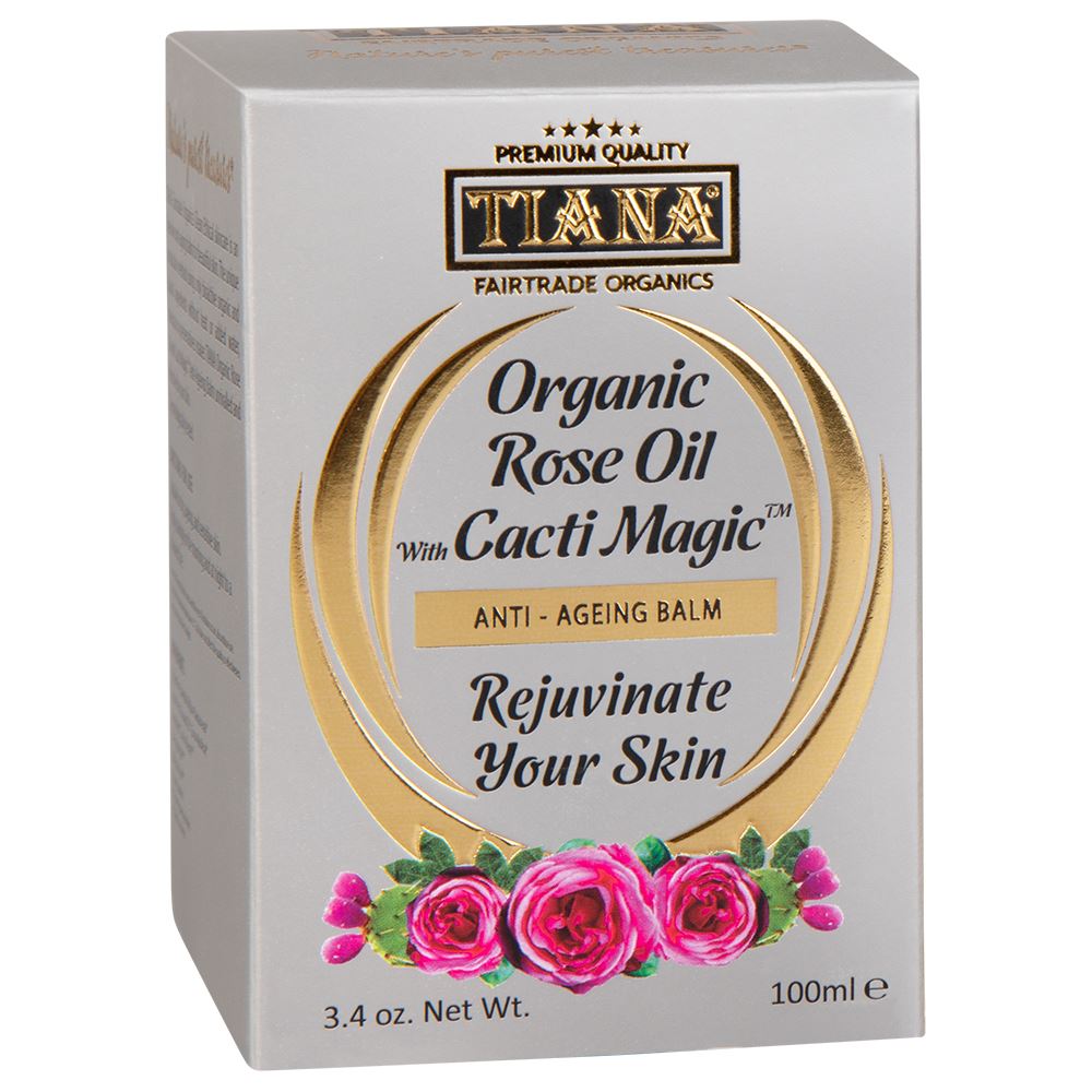 Tiana Organic Anti-Ageing Balm with Organic Rose Oil 100ml