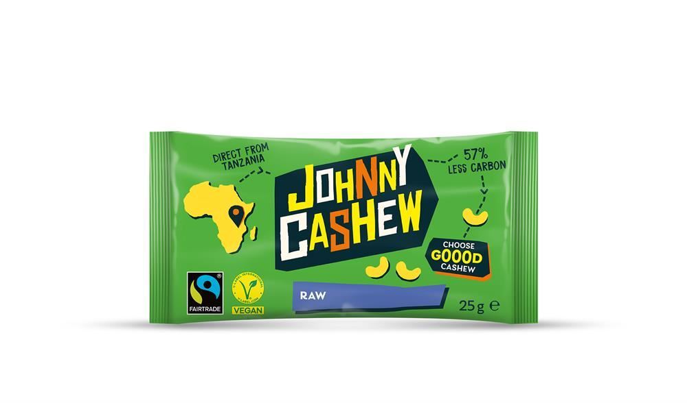 Johnny Cashew Raw 25g - 12 Pack