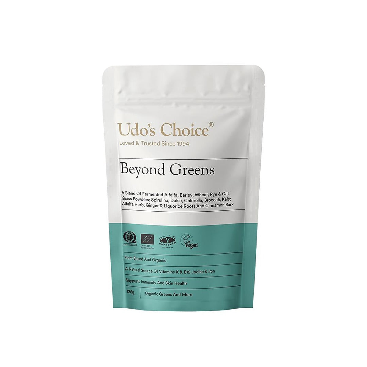 Udos Choice Organic Beyond Greens - 125g