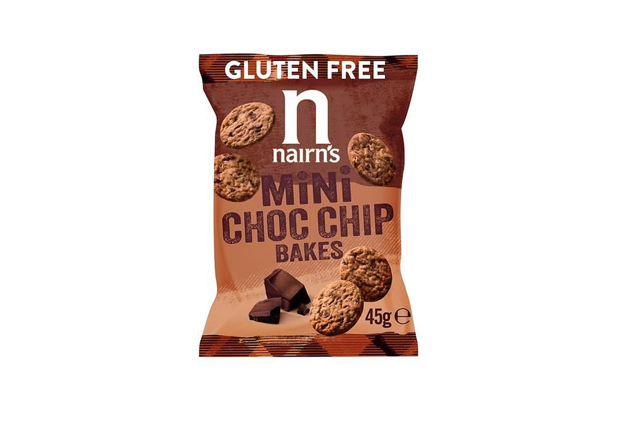 Nairns Nairn's Gluten Free Mini Chop Chip Bakes 45g - 12 Pack