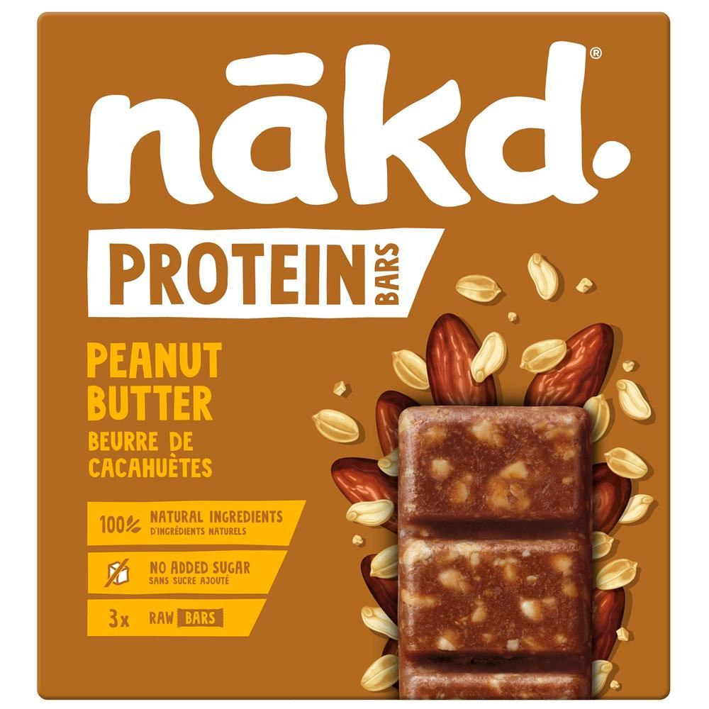 Nakd Protein Peanut Butter Bar 3 x45g