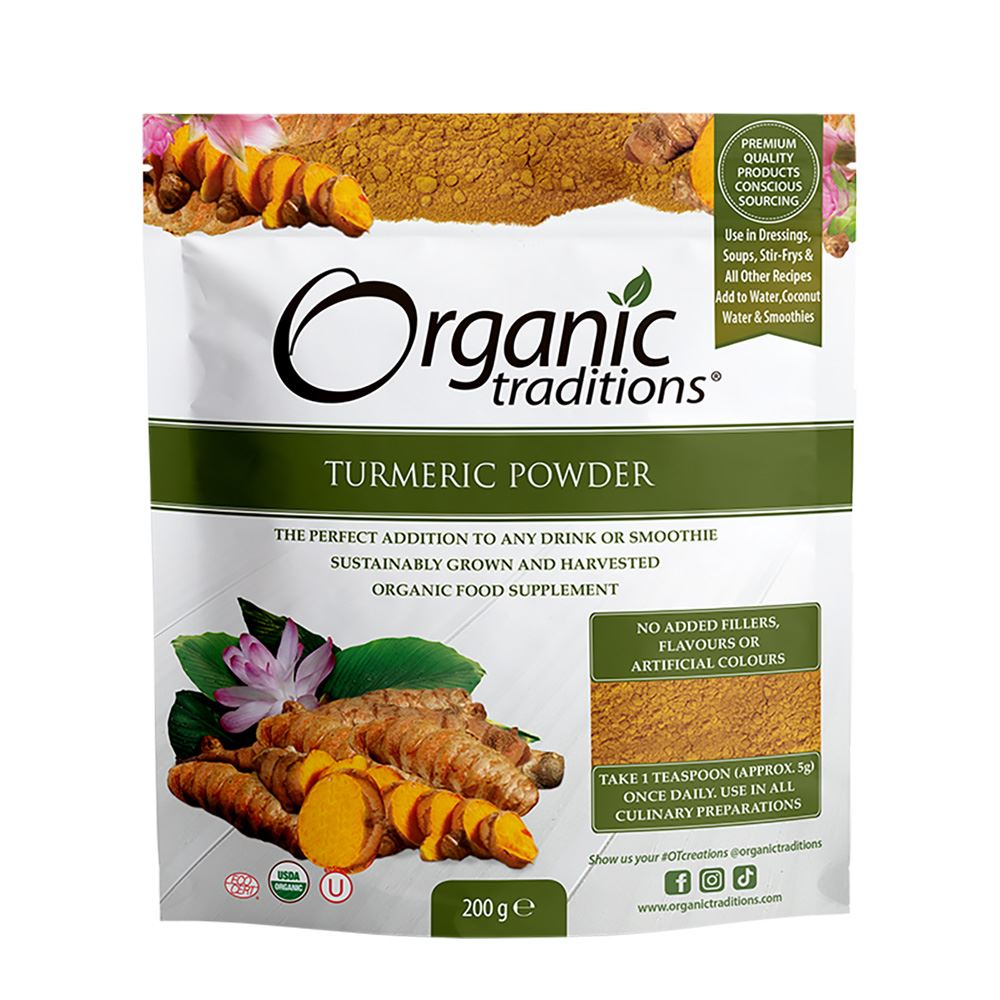 Organic Traditions Organic Turmeric Powder 200g