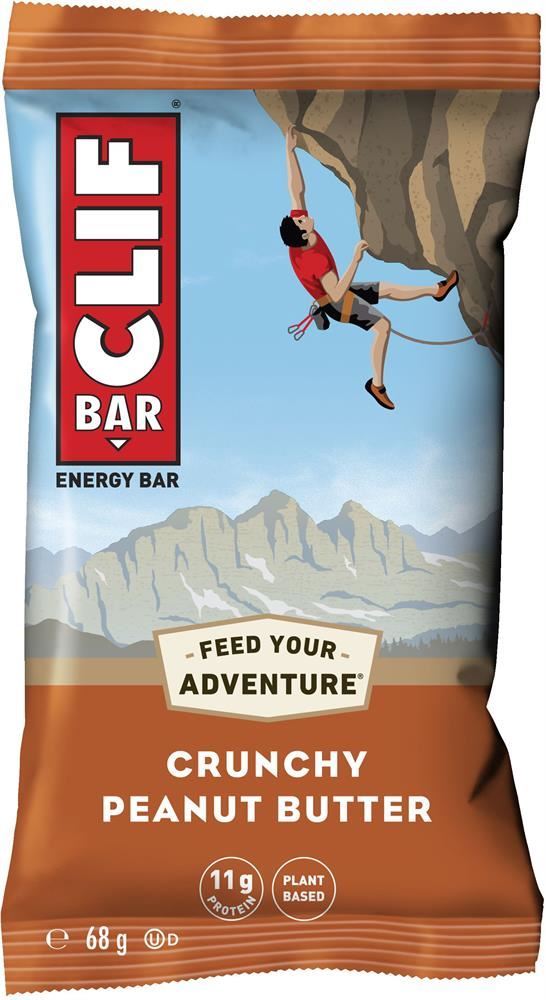 Clif Bar Crunchy Peanut Butter Bar 68g - 12 Pack