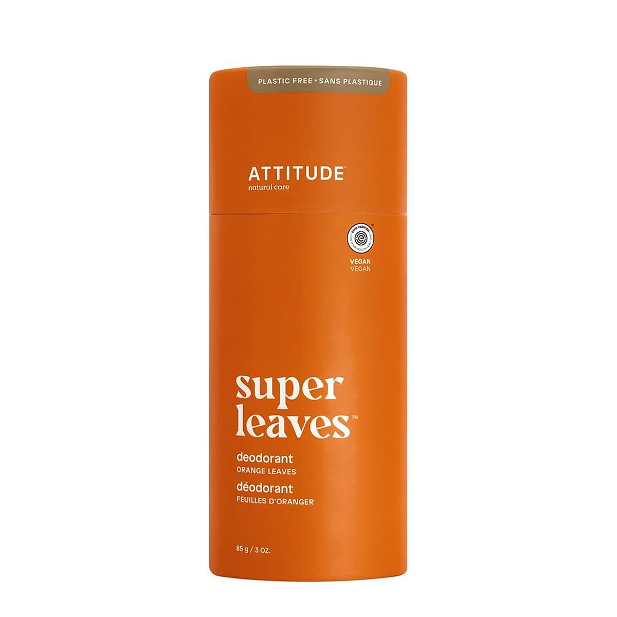 Attitude Super Leaves Deodorant Bar - Orange leaves 85g