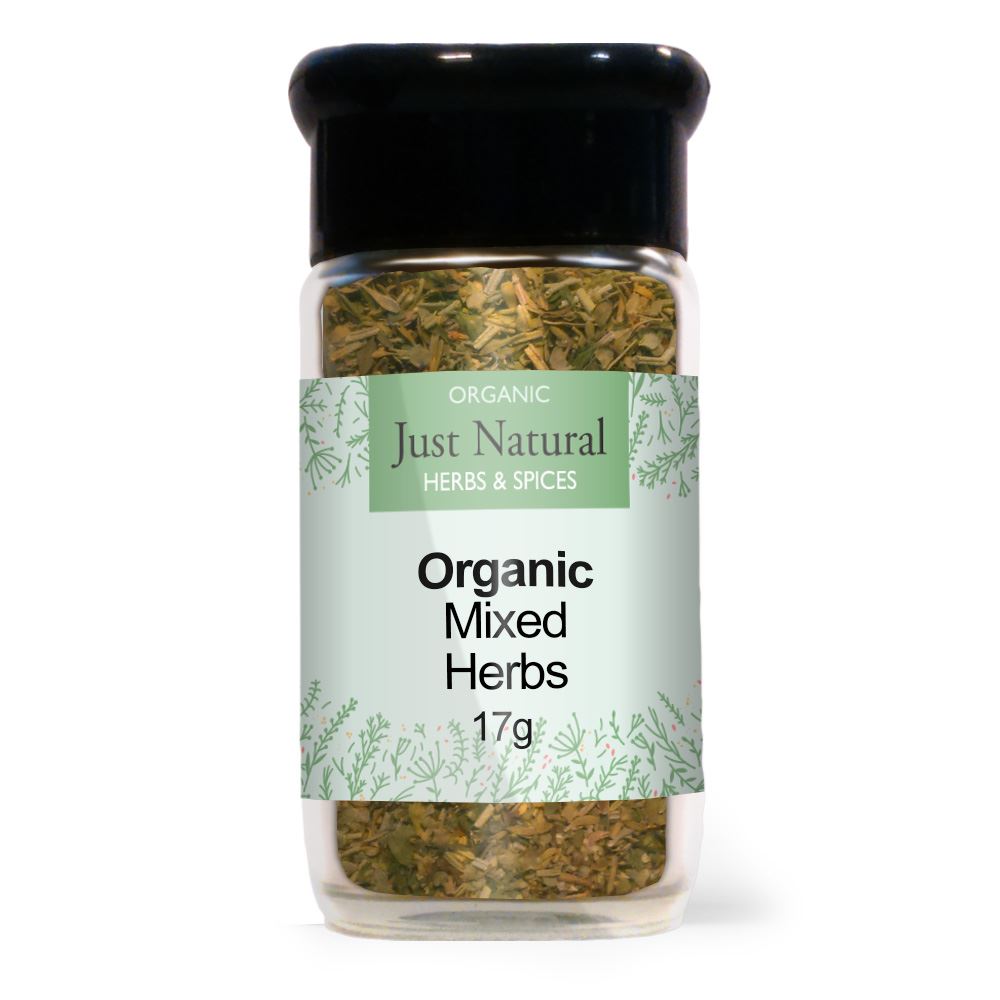 Just Natural Herbs Organic Mixed Herbs (Glass Jar) 17g