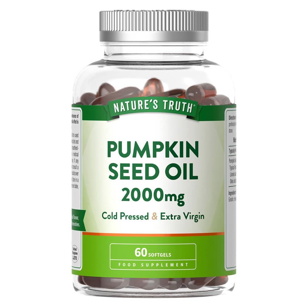 Nature's Truth Pumpkin Seed Oil 2000mg 60 Softgels