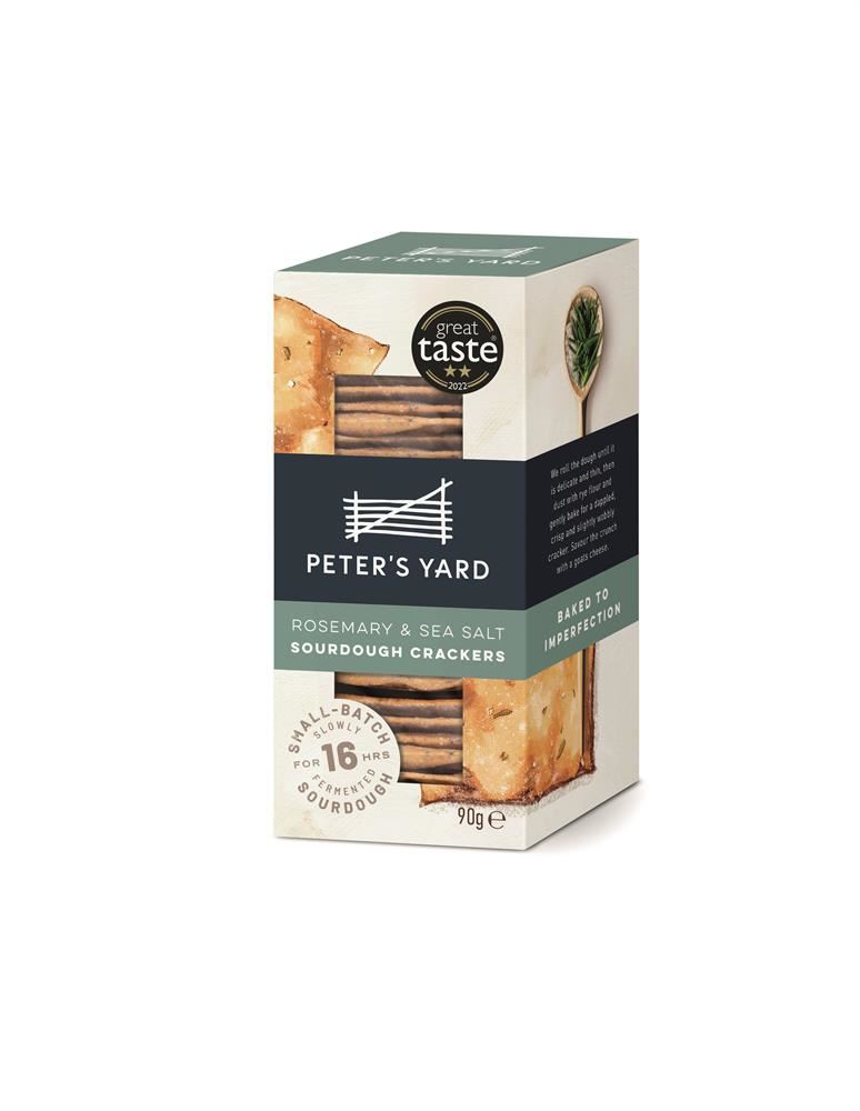 Peters Yard Rosemary & Sea Salt Sourdough Cracker 90g