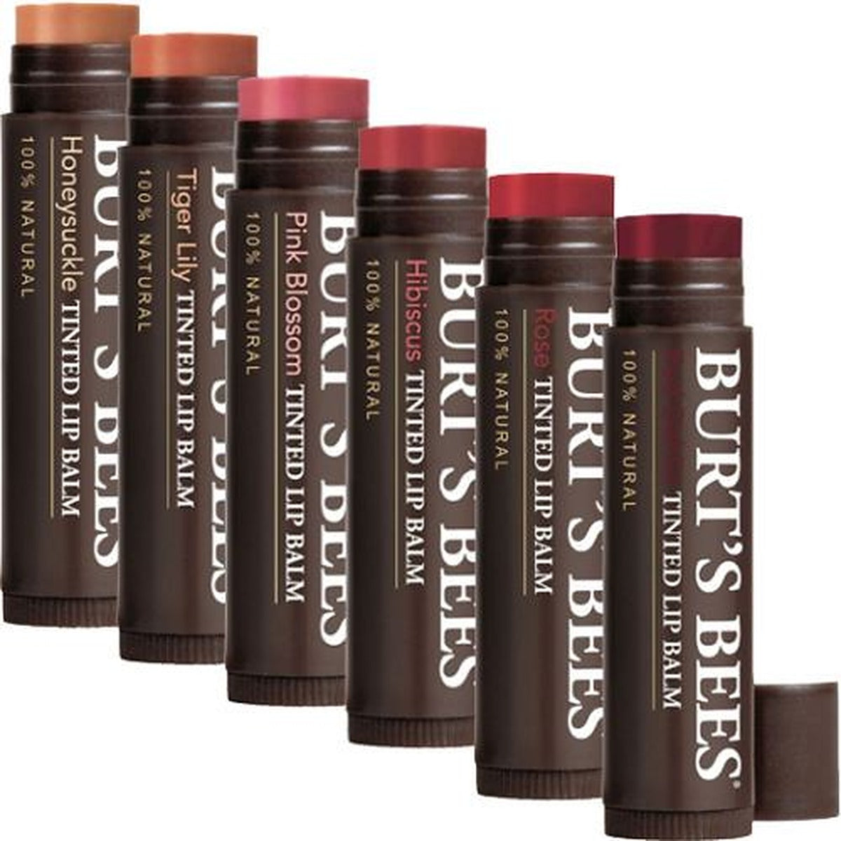 Burt's Bee Tinted Lip Balm 100% Natural - All Shades - image 2