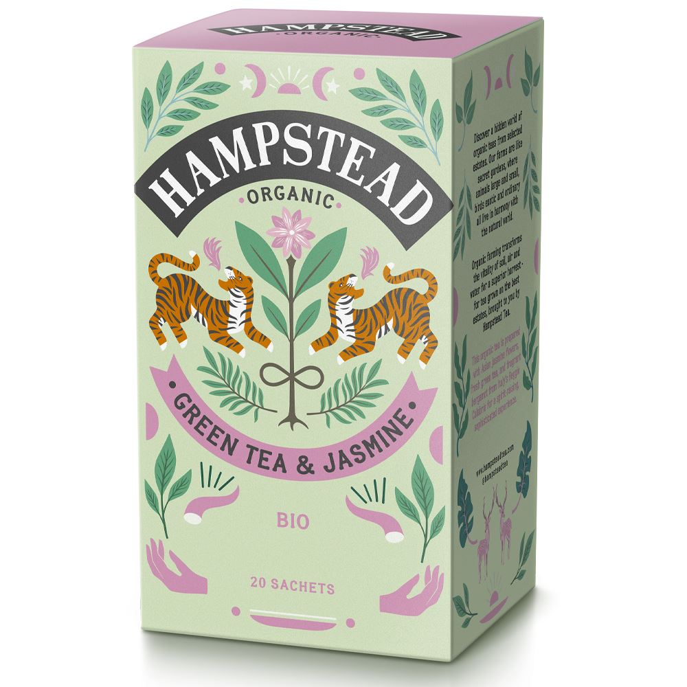 Hampstead Tea Organic Jasmine Green Tea 20 Bags