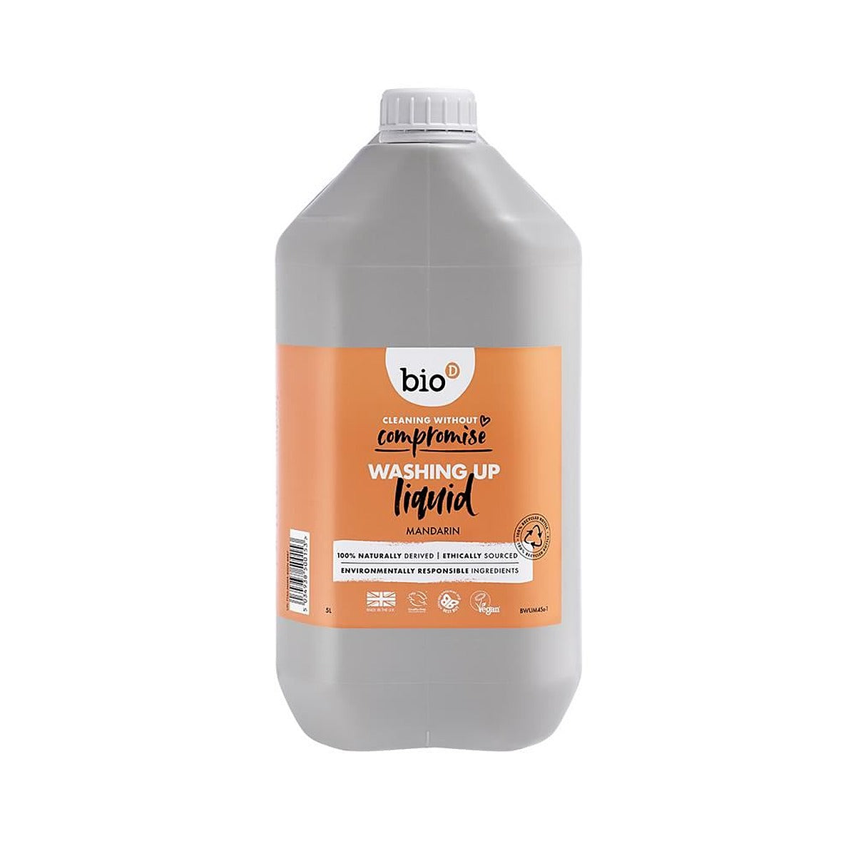 Bio-D Mandarin Washing up Liquid 5L