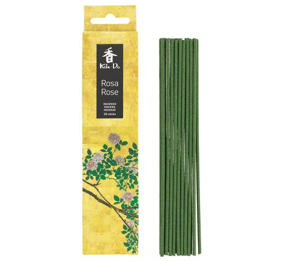Tierra Zen Koh Do Incense - Rose 20 Sticks - 12 Pack