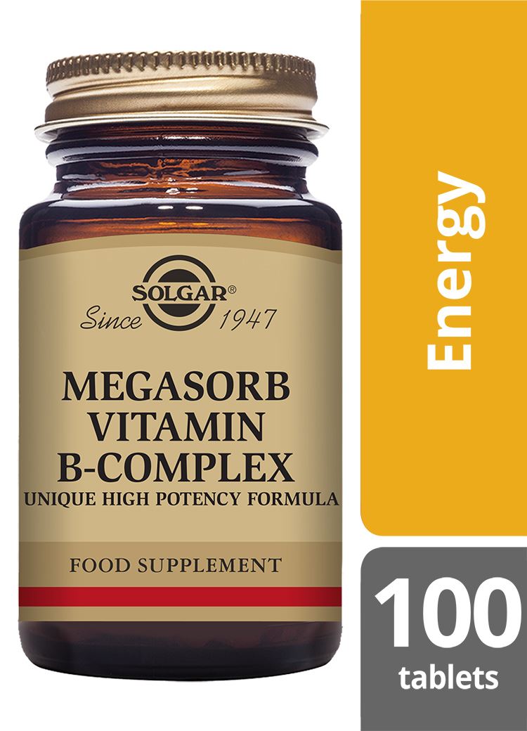 Solgar Megasorb Vitamin B-Complex High Potency - 100 Tablets