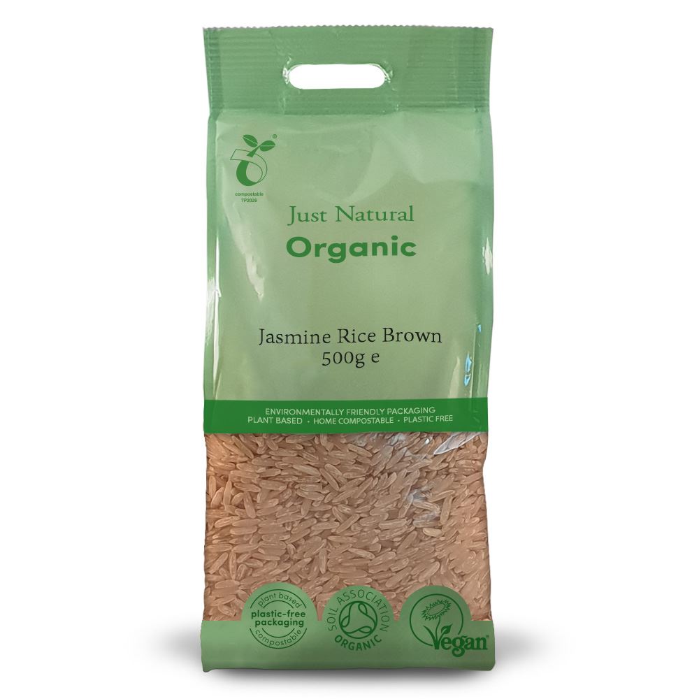 Just Natural Organic Organic Jasmine Rice Brown 500g