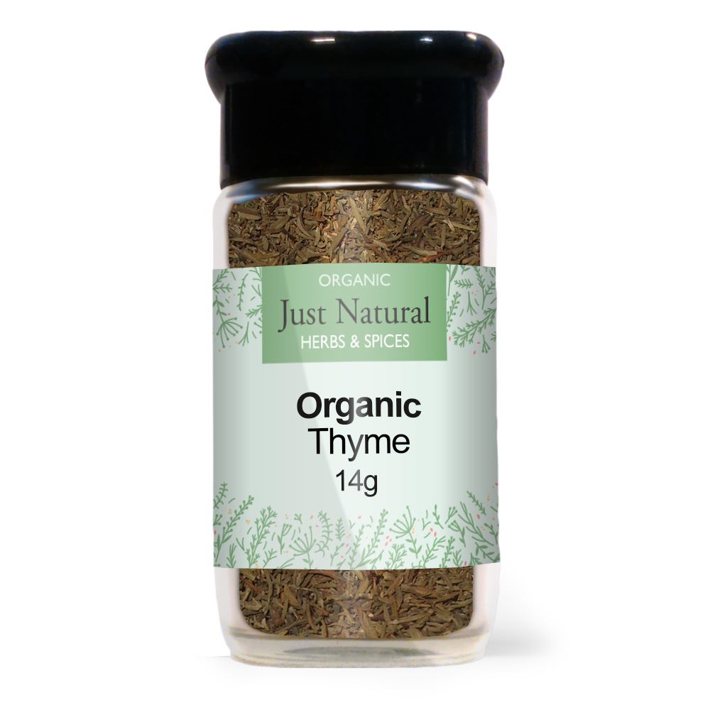 Just Natural Herbs Organic Thyme (Glass Jar) 25g