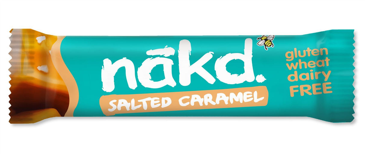 Nakd Salted Caramel Gluten Free Bar 35g - 18 Pack