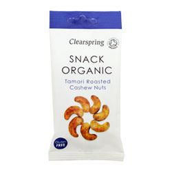 Clearspring Snack organic - Tamari roasted cashew nuts 30g